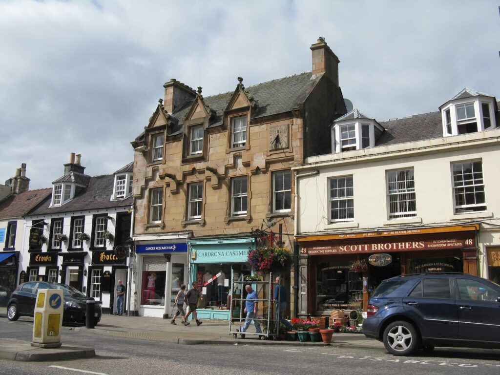 Shopping centres near Peebles